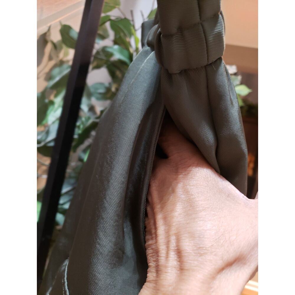 Express Women's Green Solid 100% Polyester Flap P… - image 6